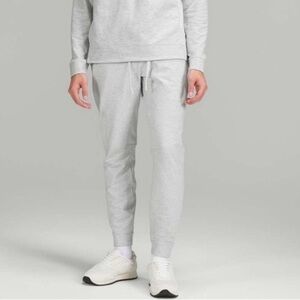 Lululemon sz M City Sweat Jogger *Tall Heathered Ultra Light Grey / Sea Salt
